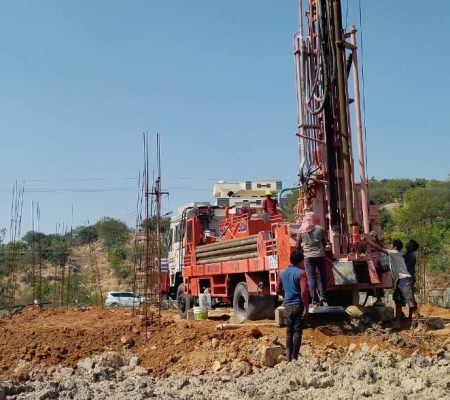 Drilling Borewell In Sri Casa construction Site